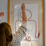 Alive | Nasal cannula and acrylic paint | (L) 116cm (B) 74cm (D) 8cm